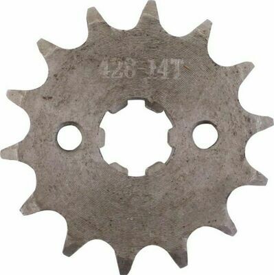 Sprocket - Front, 14 Tooth, 428 Chain, 17mm Hole