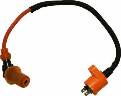 Ignition Coil - 2 Prong, GY6, Performance Pro, Orange