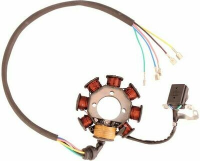 Stator - Magneto Coil, 125cc to 250cc, CG8, 5 wire (30A9200)