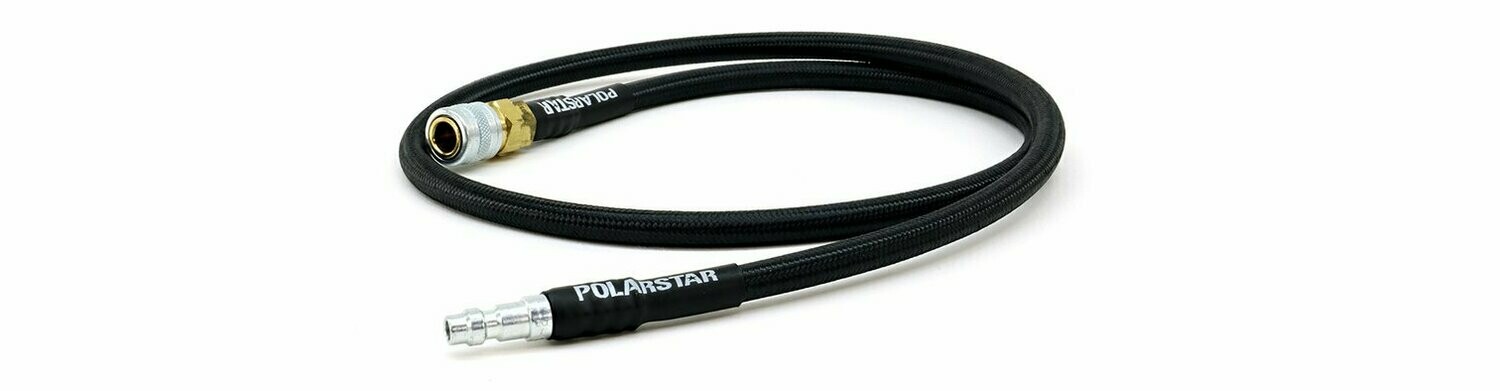 Polarstar 42" Braided Air Line - Black
