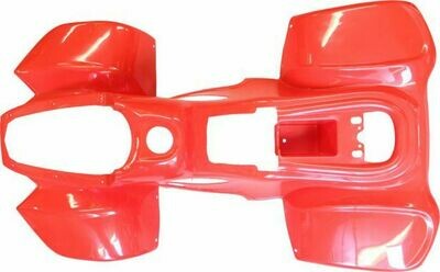 Plastic Set - 50cc to 125cc ATV, Red, Racing Style 70A7130RD