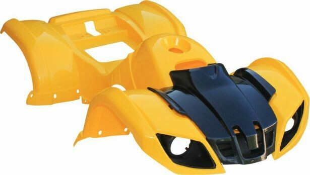 Plastic Set - 50cc to 125cc, ATV, Yellow, Utility Style 70A7120YW