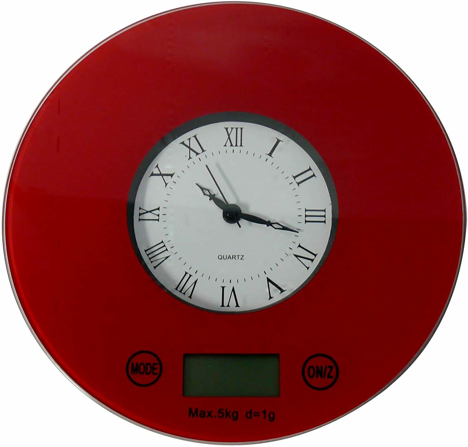 iFresh Digital Kitchen Scale with Quartz Clock