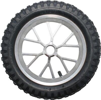 Rim and Tire Set - Front 8" Chrome Rim with 12.5x2.75 Tire, Disc Brake 40P4050