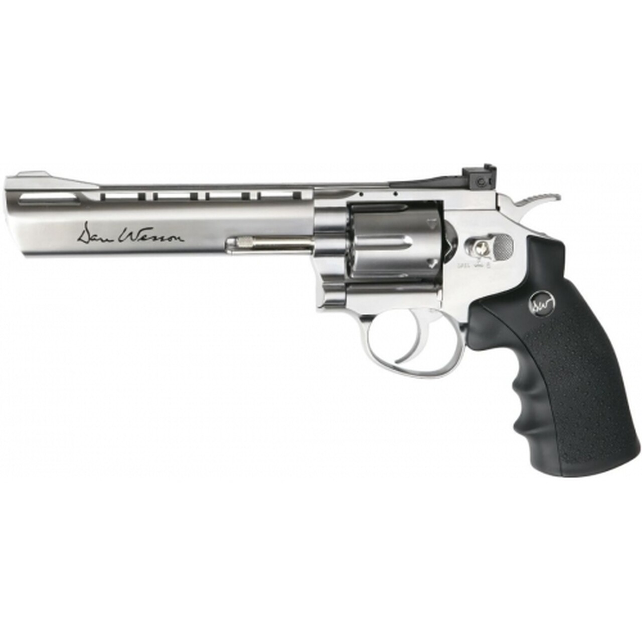 Dan Wesson 6" Silver CO2 4.5mm BB Revolver