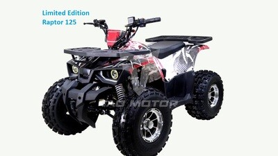 Tao Raptor 125 ATV Mid Size ATV (Limited Edition)