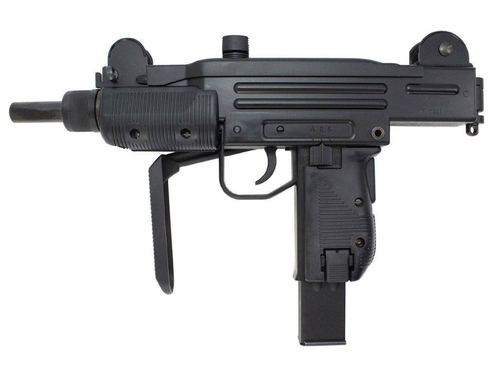 KWC Mini-Uzi Full Auto Co2 4.5mm Steel BB Submachine Gun
