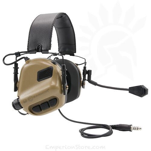 Earmor M32 Mod 3 Tactical Communication Headset - Coyote Brown