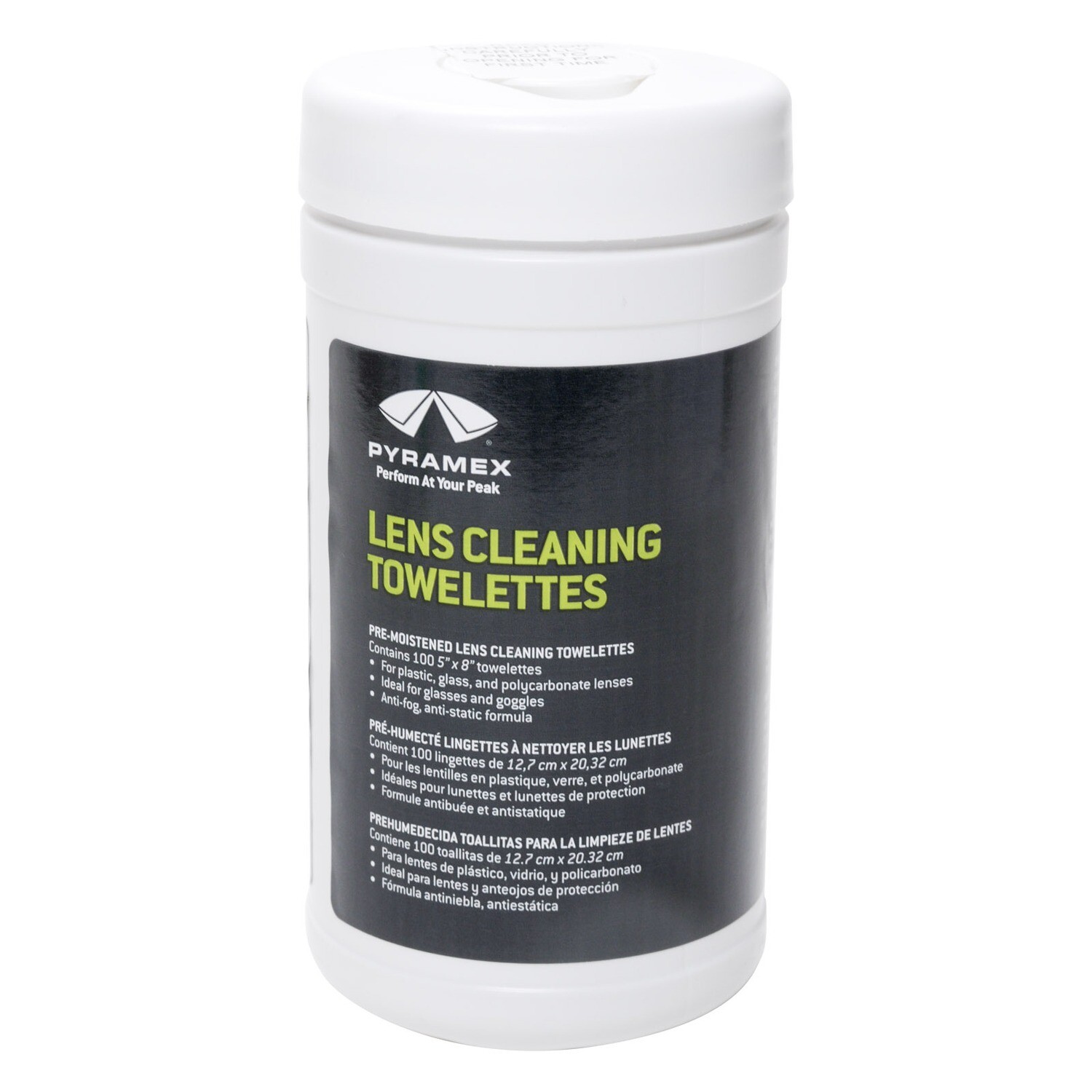 Pyramex Lens Cleaning Tissues - 100 Count Canister