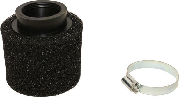 Air Filter - 48mm, Sponge, Straight, Yimatzu, Black (60A2482BK)
