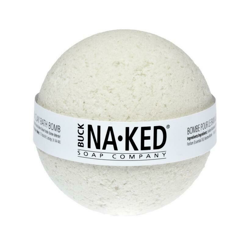 Buck Naked Lemongrass / French Green Clay Bath Bomb