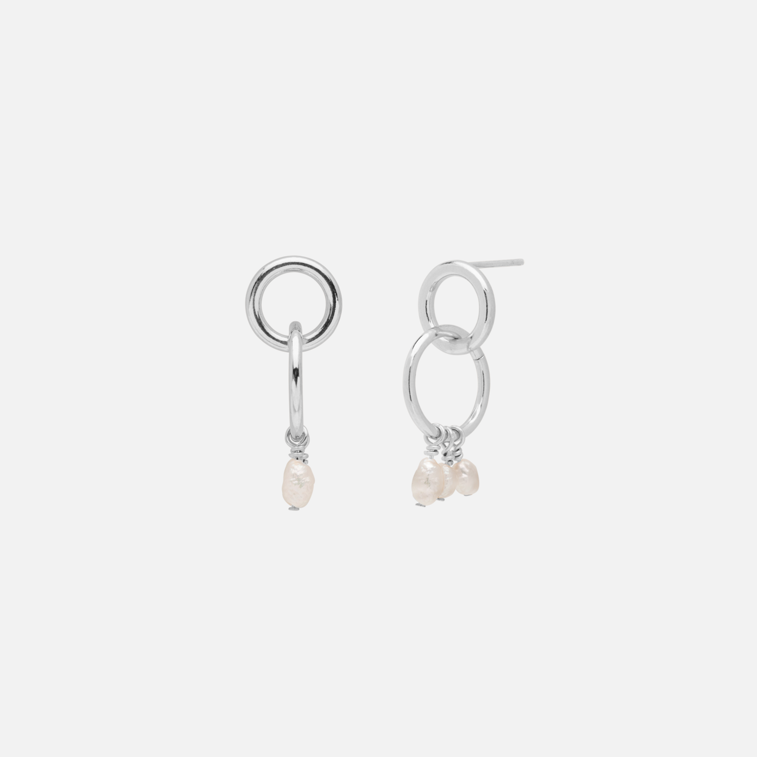 Kara Yoo Moira Mini Earrings Silver