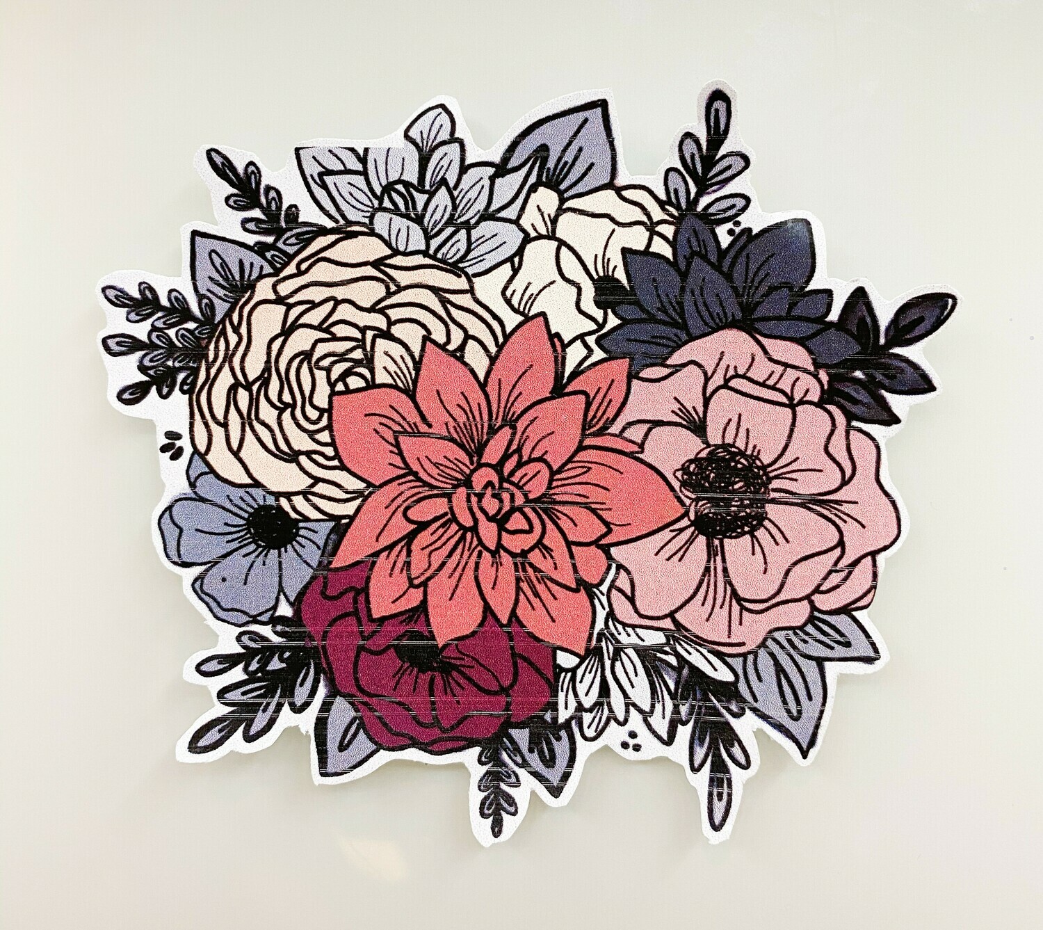 floral sticker