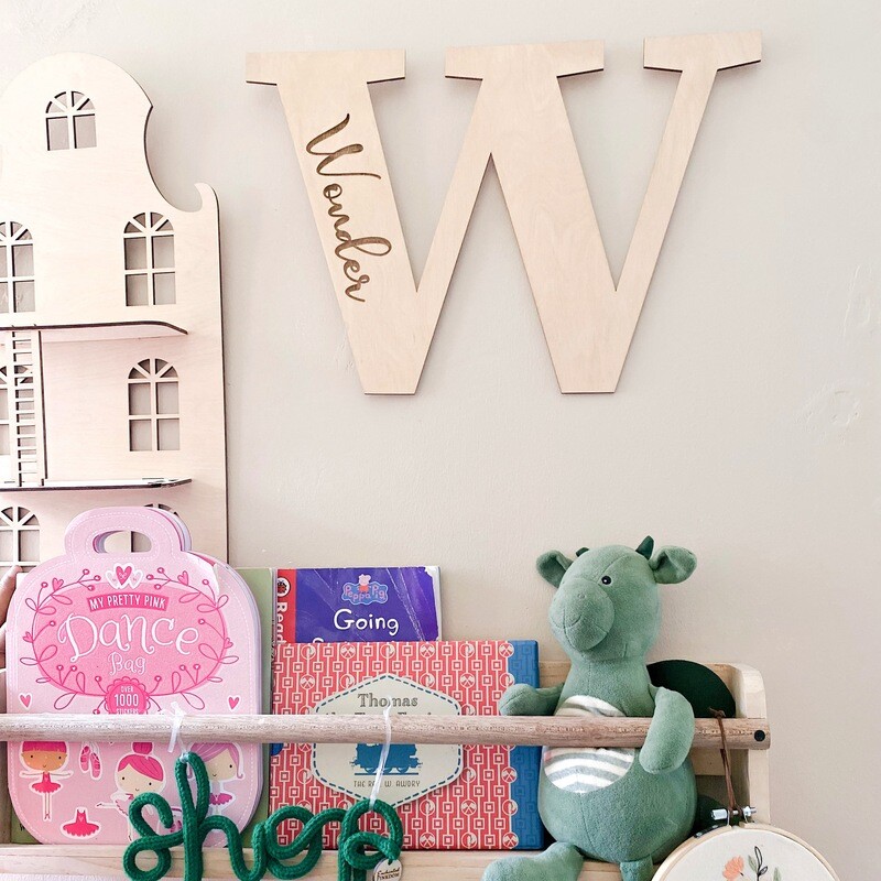 Wooden Initial