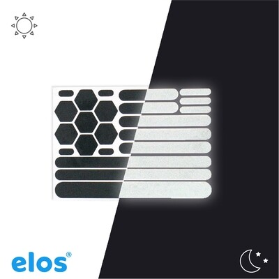 Elos戶外用黑色高亮度反光貼