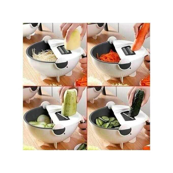 9 in 1 Drain basket veggie chopper