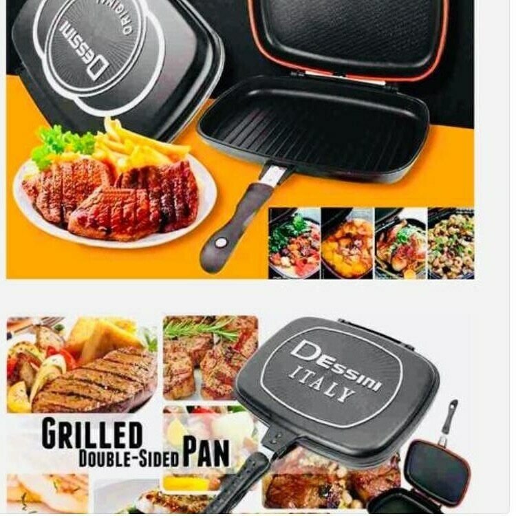 Grilled double sided pan