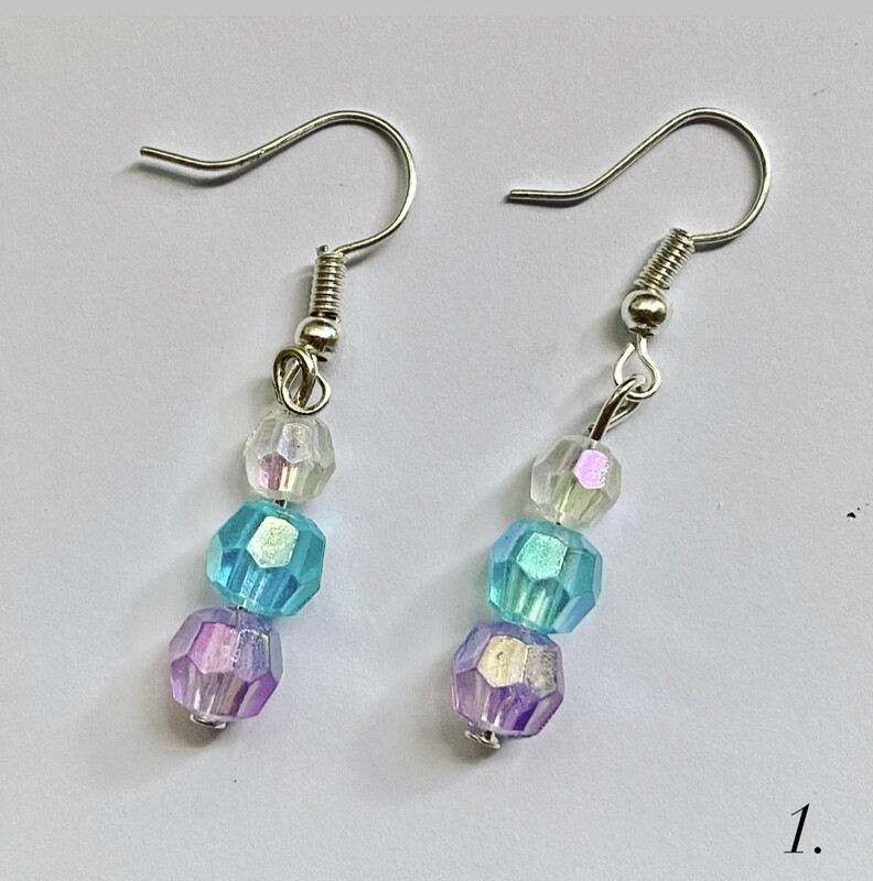 Purple/Blue Earrings