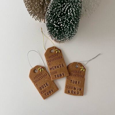 Christmas Edible Gift Tags