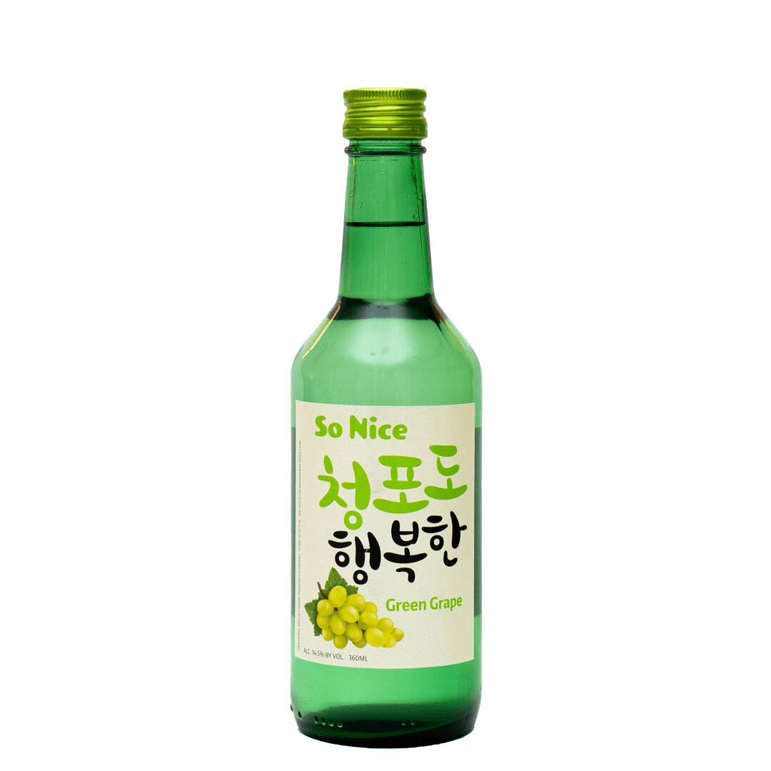 So Nice Green Grape Soju 360ml