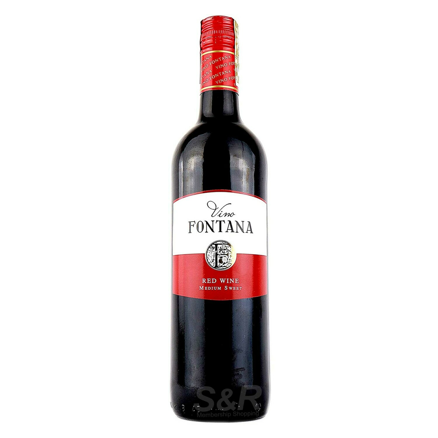 Vino Fontana Red Medium Sweet 750ml