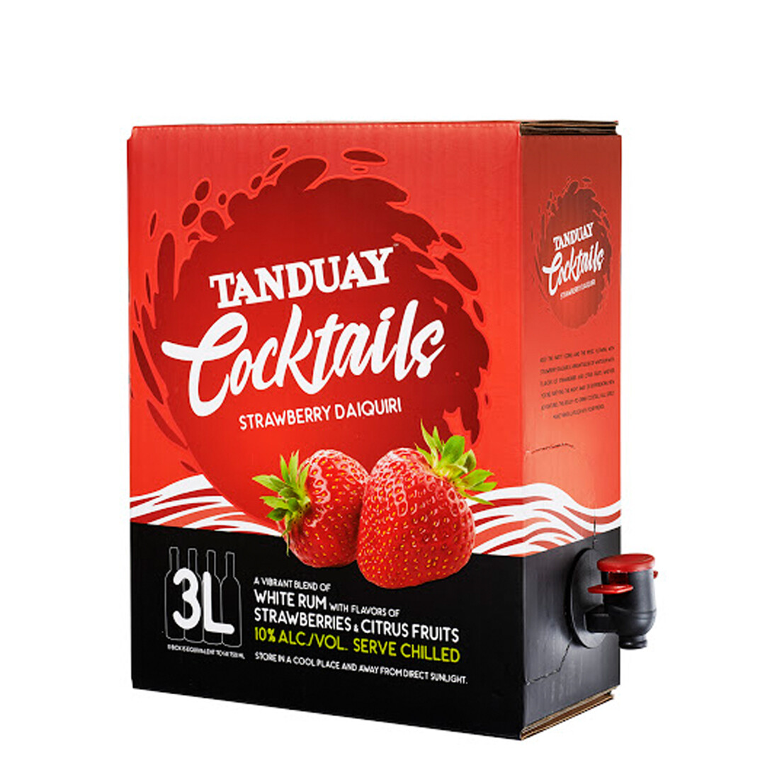Tanduay Cocktails Strawberry Daiquiri 3L