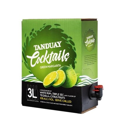 Tanduay Cocktails Green Margarita 3L