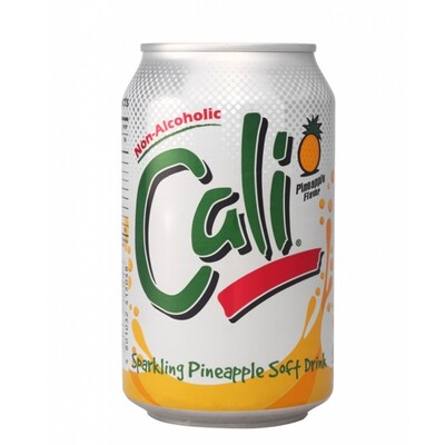 Cali Sparking Pineapple Softdrink 330ml Can