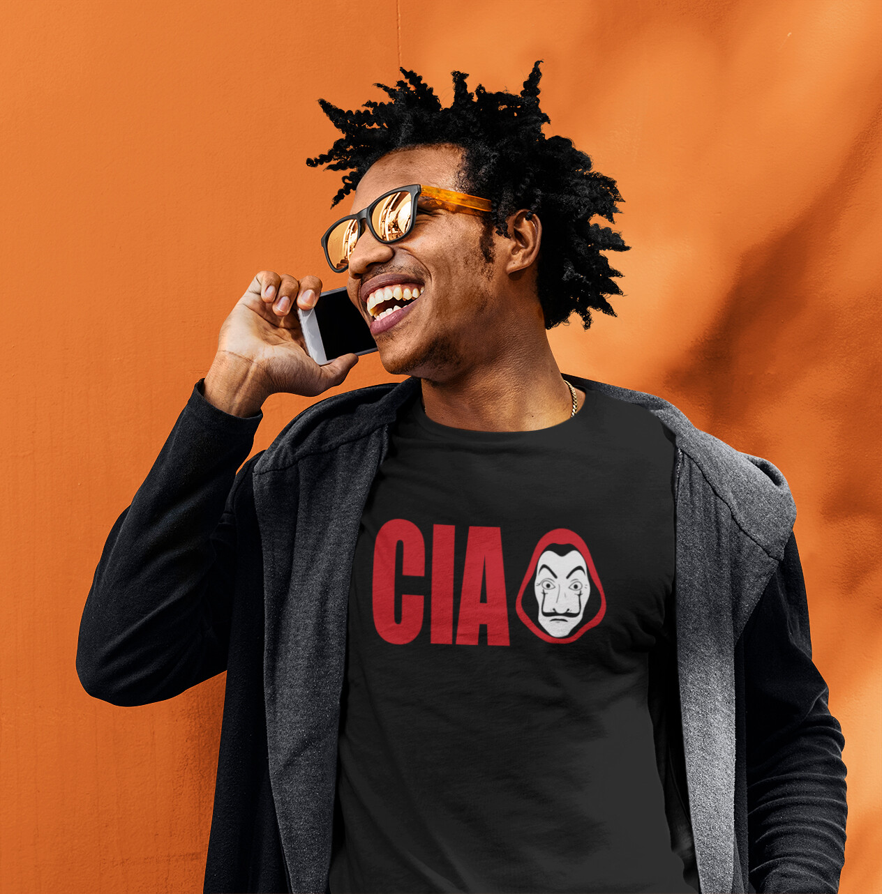 Ciao w/Mask Men T-Shirt