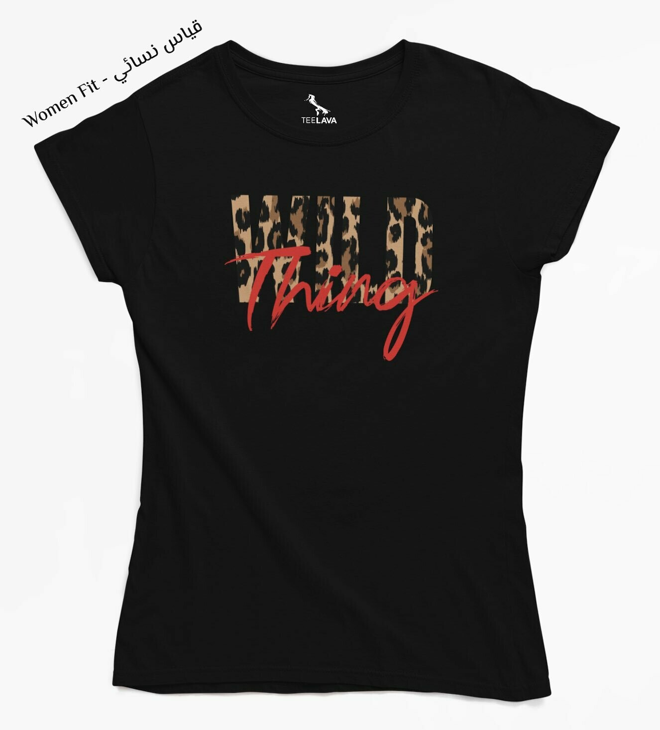 Wild Thing Women Tshirt, Color: Black