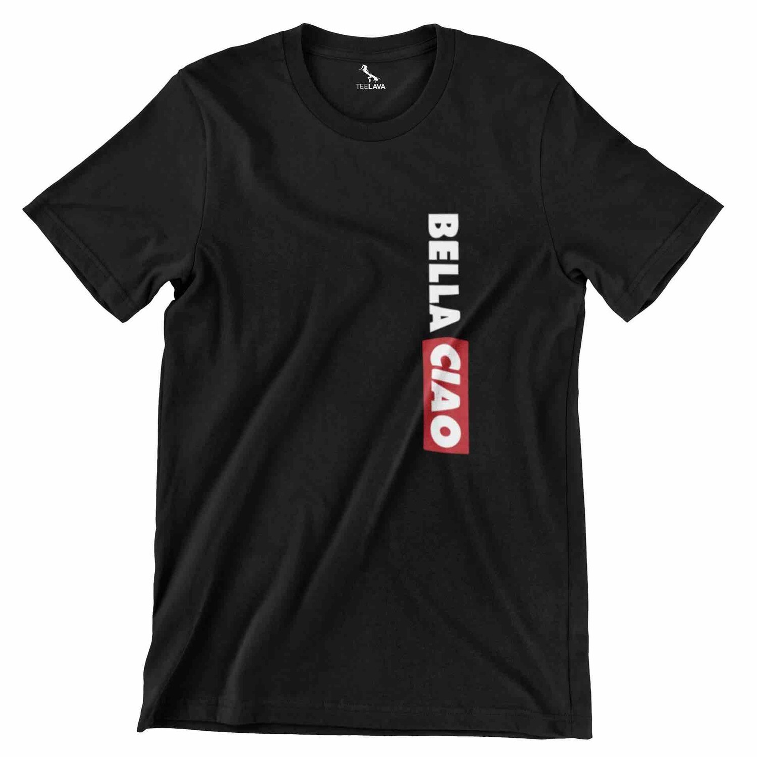 Bella Ciao Vertical  (front) with Mask (Back) Men T-Shirt