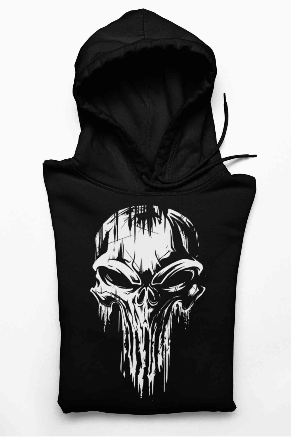 The Punisher Hoodie, Color: Black