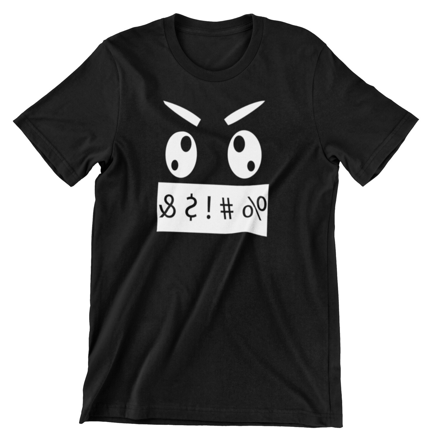 Swearing T-Shirt, Color: Black