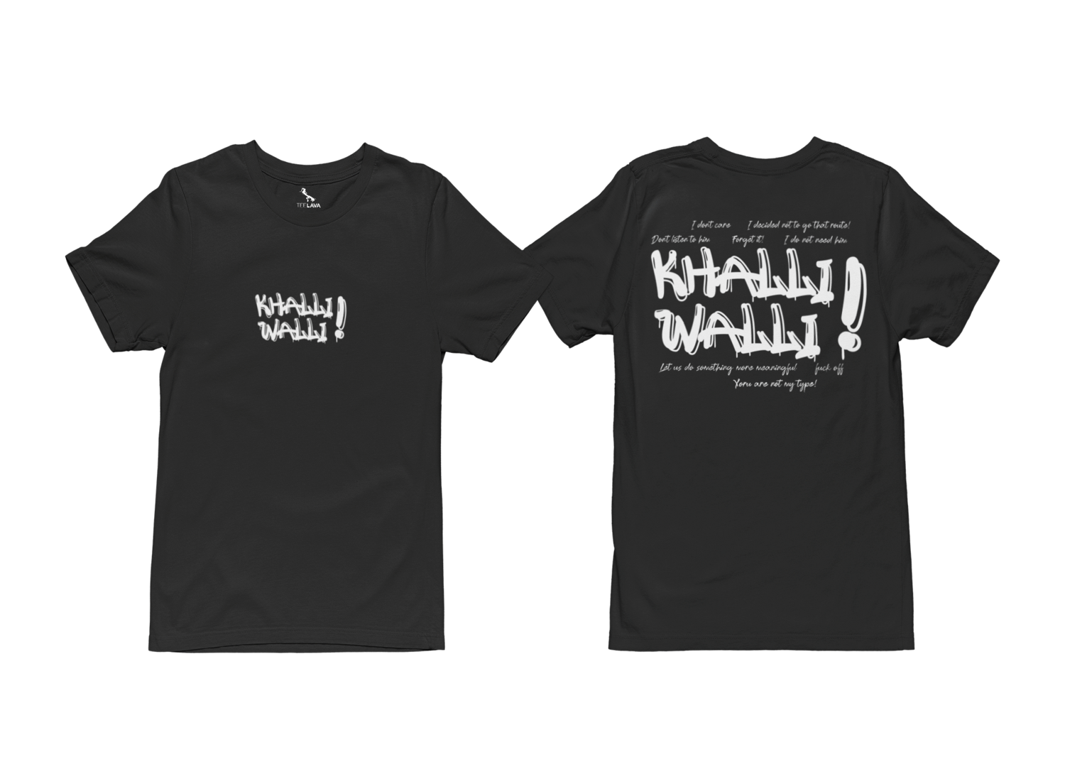 Khalli Walli T-Shirt, Color: Black
