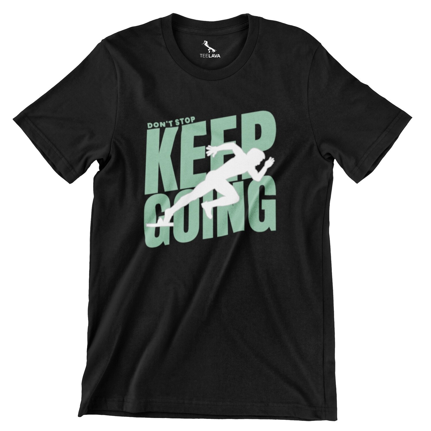 Keep Going T-Shirt, Color: Black