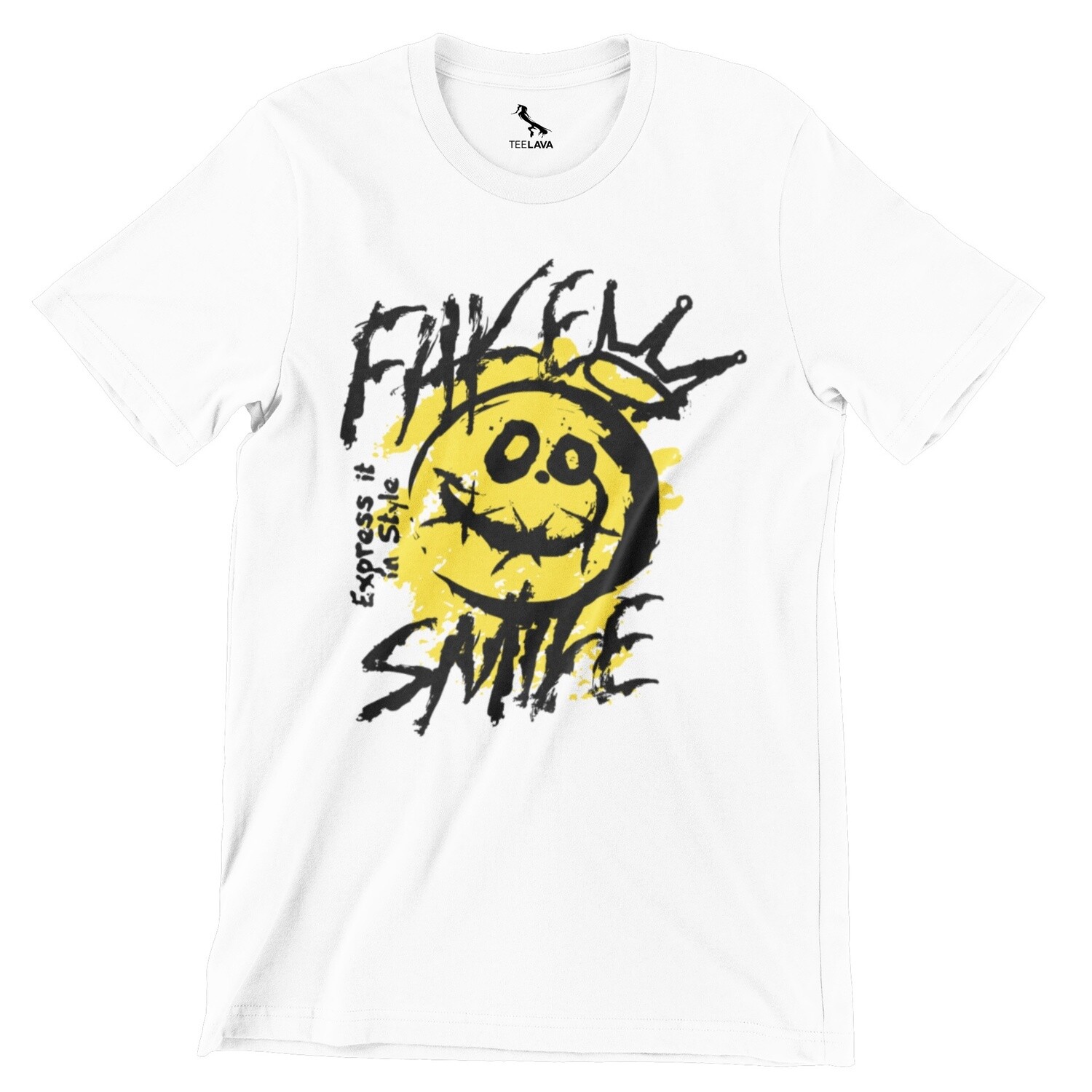 Fake Smile T-Shirt, Color: White