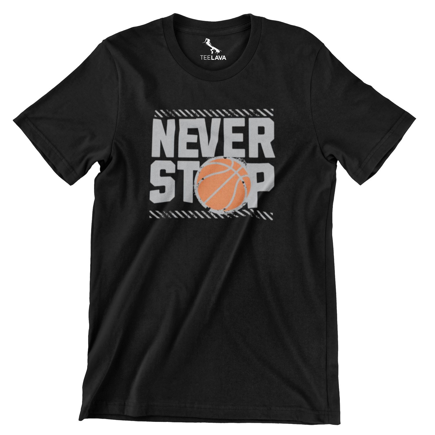 Never Stop T-Shirt, Color: Black
