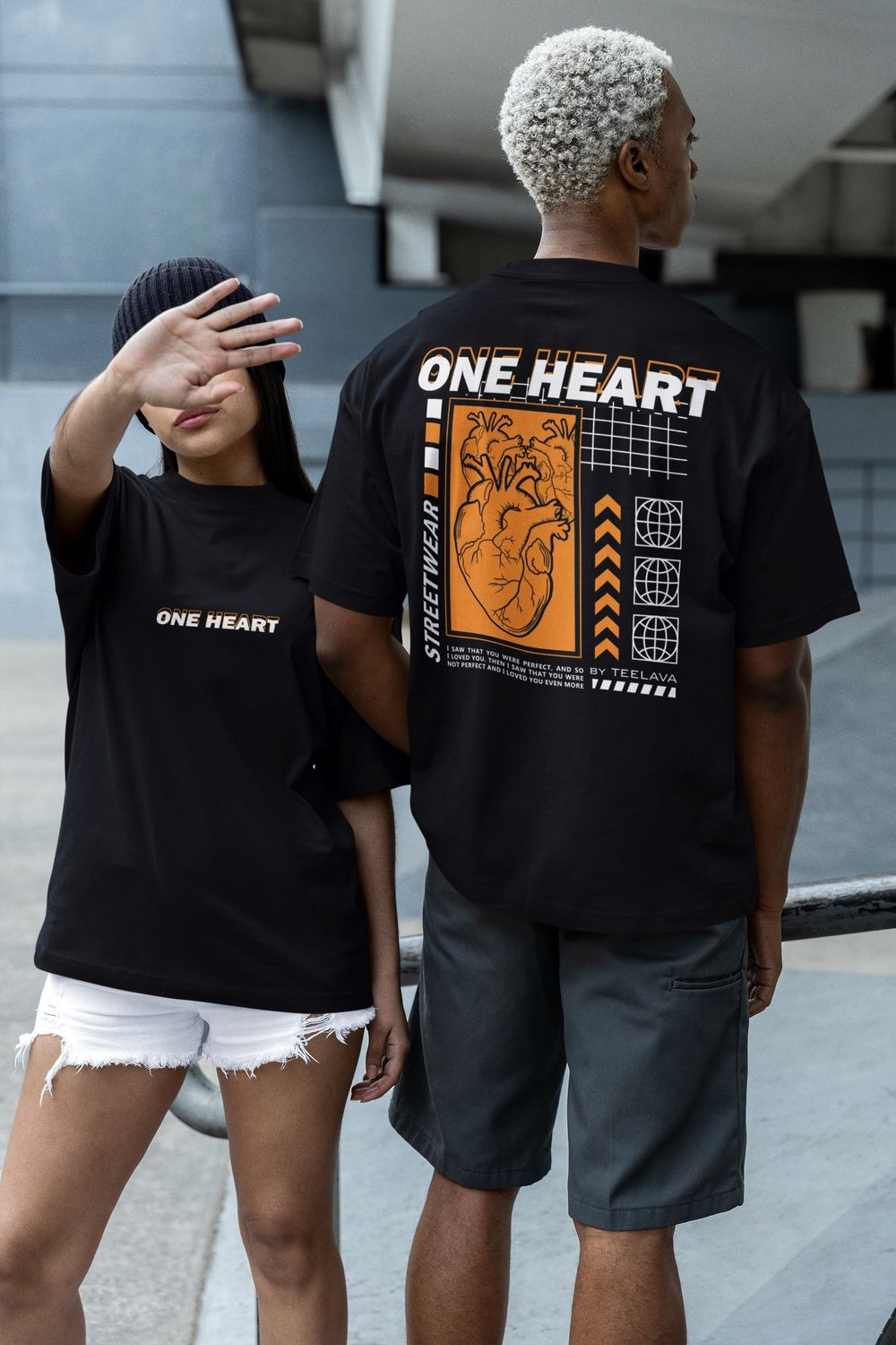 One Heart Oversized T-Shirt
