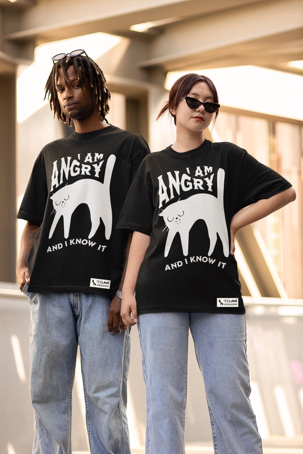 I am Angry and I know it Oversized T-Shirt