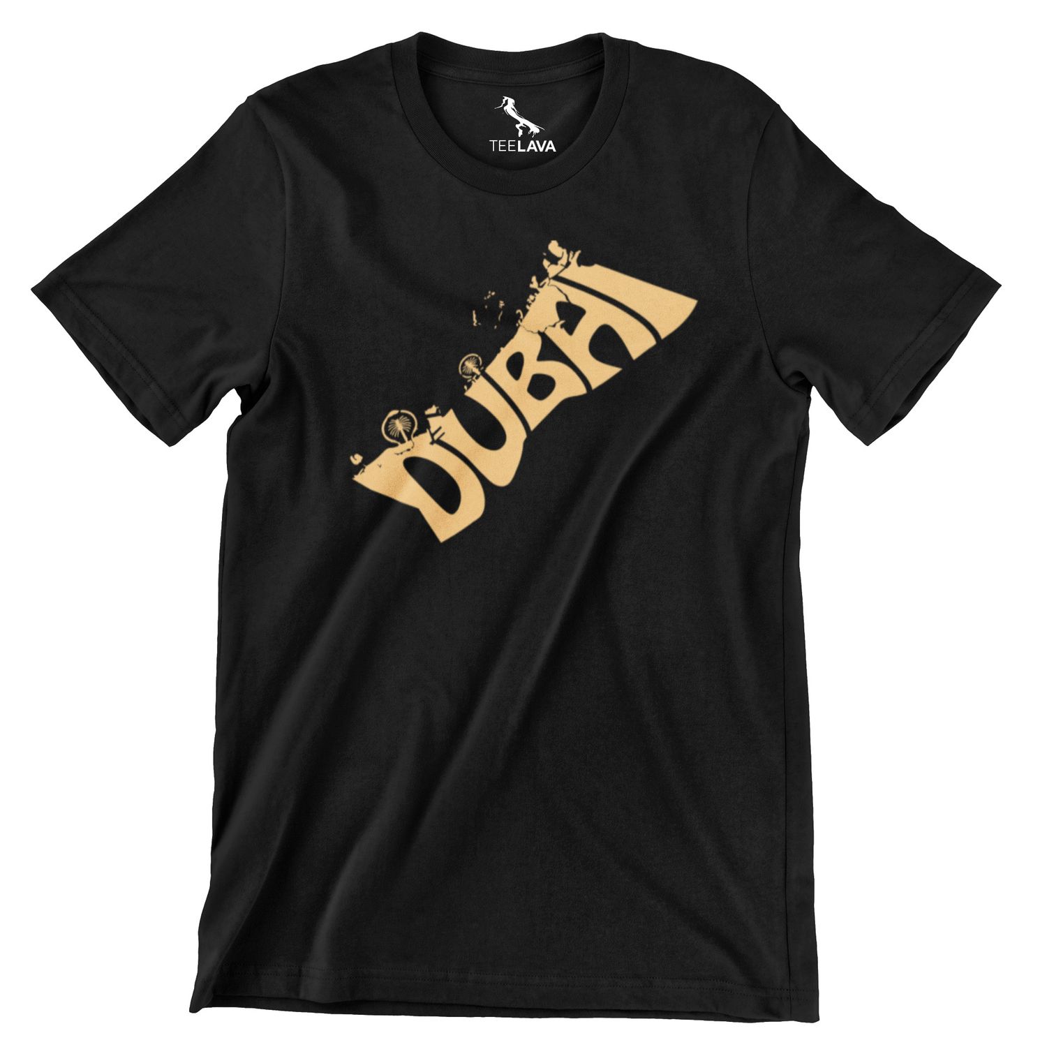 Dubai Map T-Shirt, Color: Black