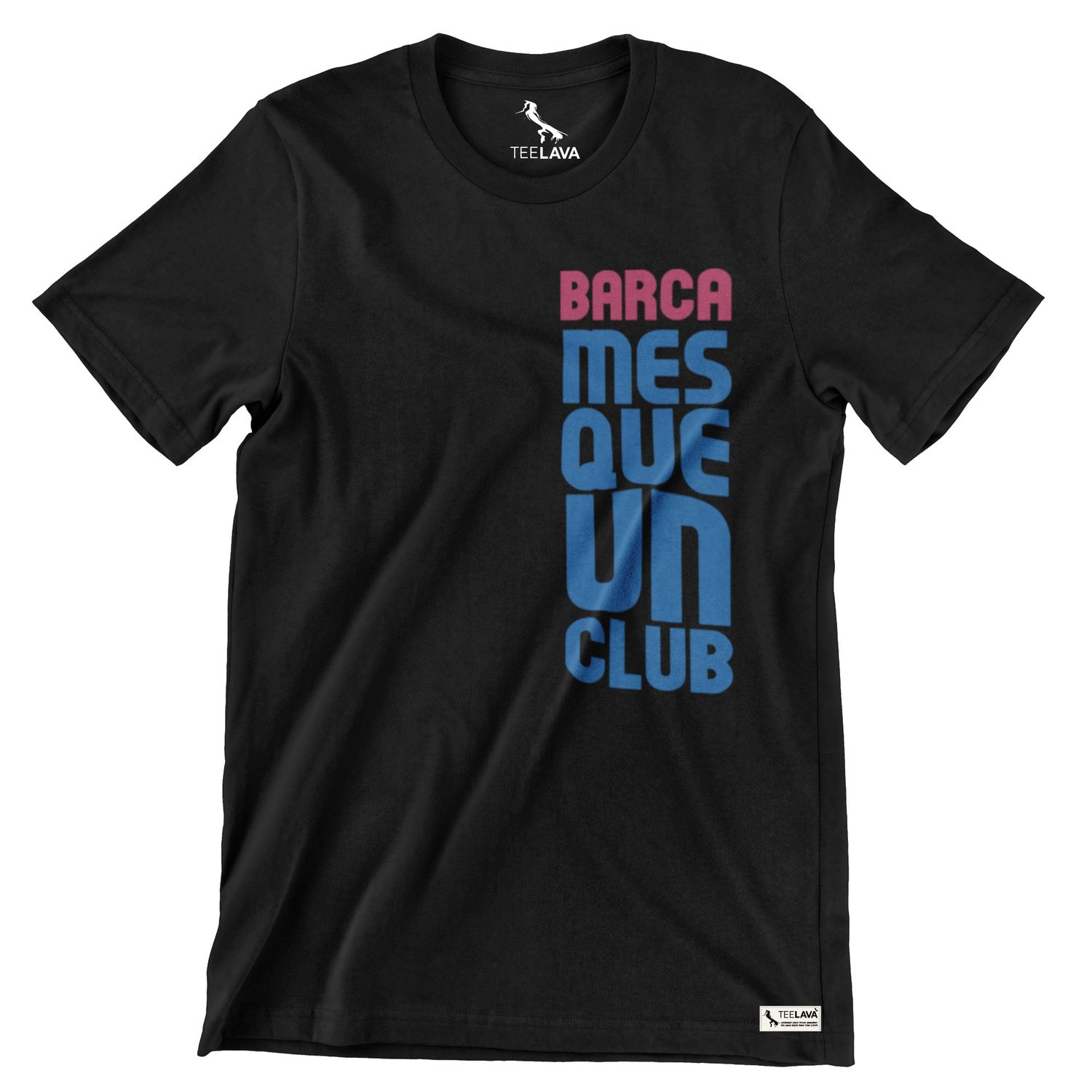 Barca Mes Que Du Club T-Shirt, Color: Black
