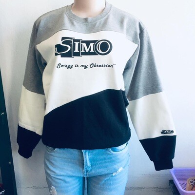 Three color sweater