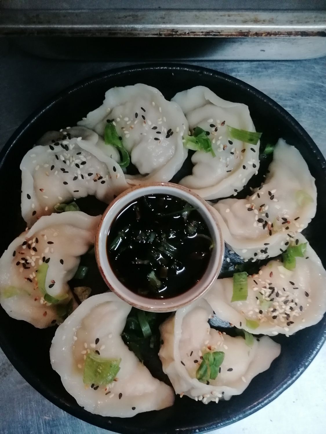 Chicken and shiitake mushroom dumplings
