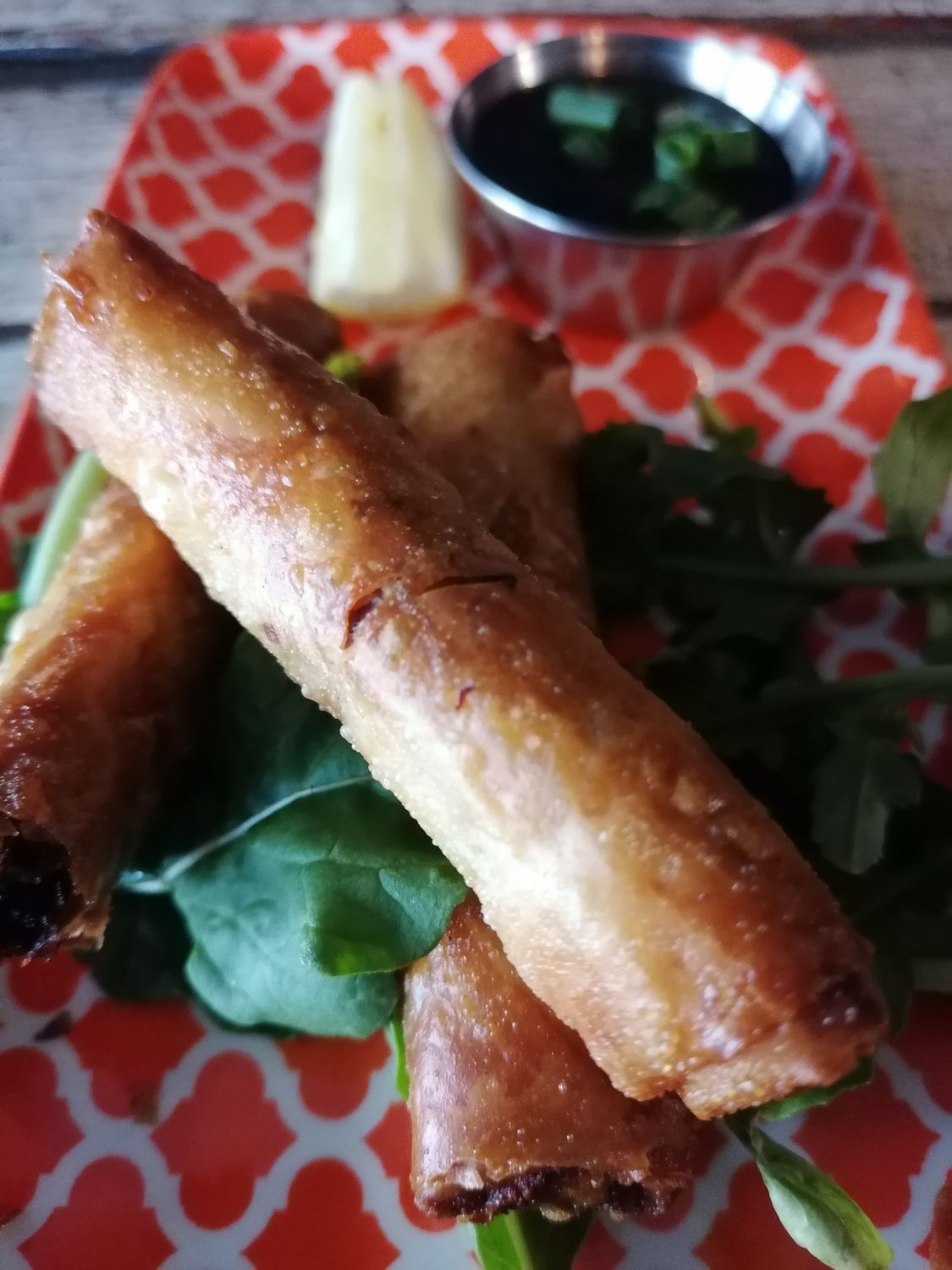 Stuffed Phyllo Cigars (4 piece) 