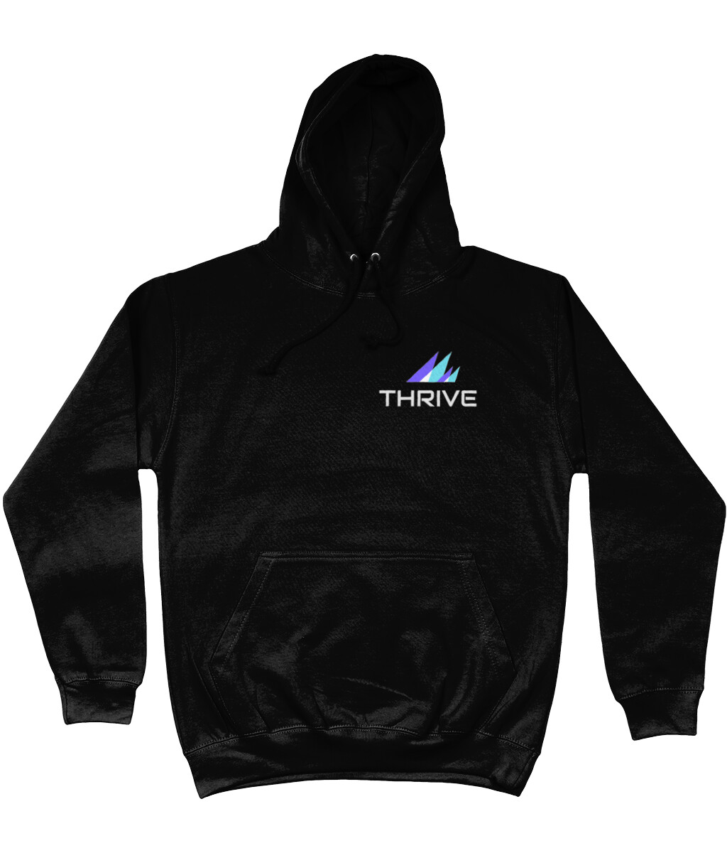 Jet Black Thrive Hoodie