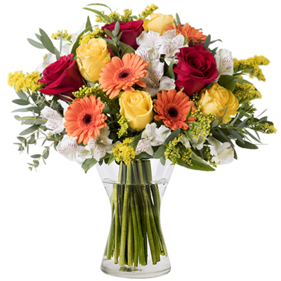 Énergie Florale : Mix de Fleurs Orange