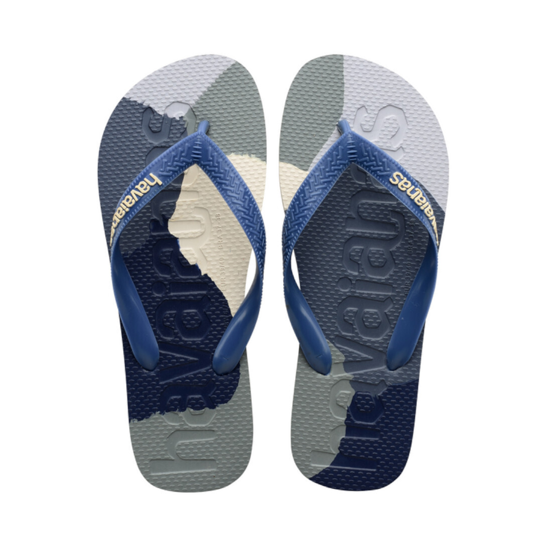 Havaianas Infradito Top Logomania Colors Blu, Misura: 39/40