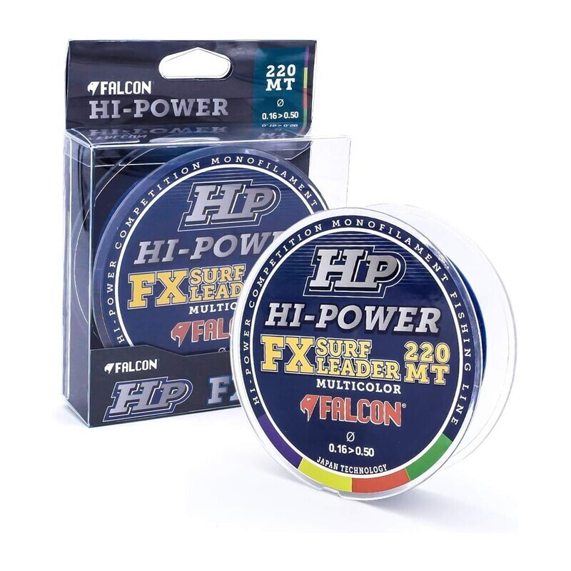 Falcon FX Surf Leader con Shock Leader mt 220 Falcon FX Surf Leader con Shock Leader mt 220