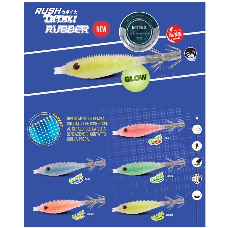 Jatsui Tataki Rush Rubber 1.5 - 3,2 gr