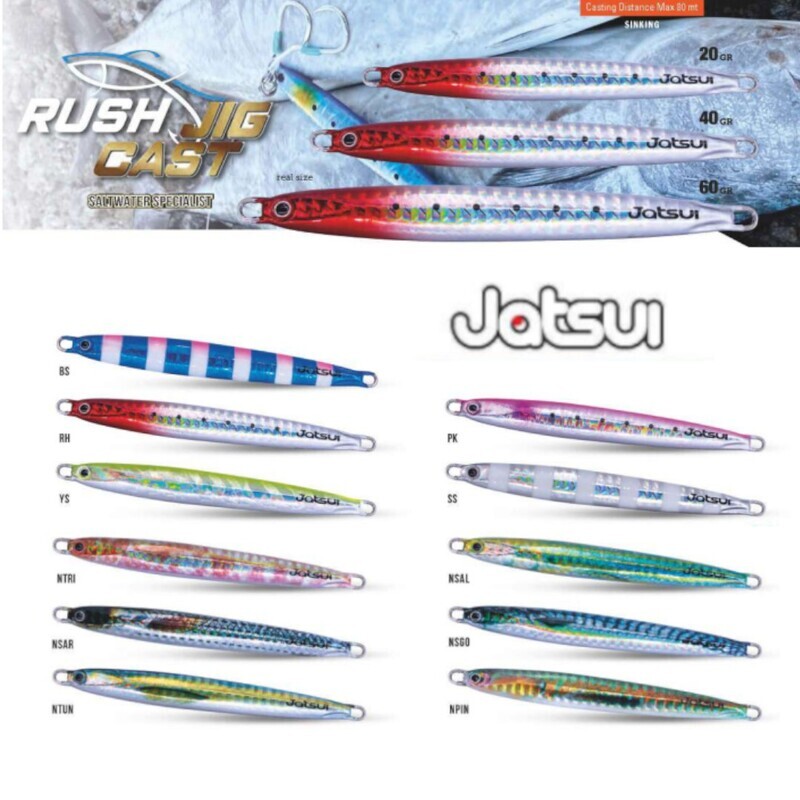 JATSUI  Rush Jig Cast Misura cm 10,5 - Peso 40 gr